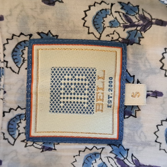 ALICIA BELL Womens Silk/Cotton Blend Maxi Dress Ruffle Cap Sleeves Lined‎ SM - Picture 7 of 9